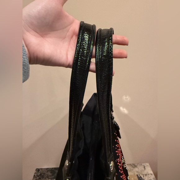 Coach Holiday Poppy Tote with Multicolor Bling Rivets LIMITED EDITION - Picture 10 of 16